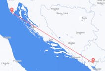 Flyg från Podgorica, Montenegro till Pula, Kroatien