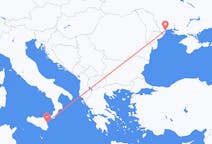 Flyg från Catania, Italien till Odessa, Ukraina