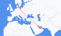 Flyrejser fra Abu Dhabi, De Forenede Arabiske Emirater til Zielona Góra, Polen