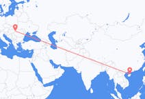 Flyg från Haikou, Kina till Oradea, Rumänien