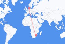 Flyreiser fra Margate, KwaZulu-Natal, til Dortmund