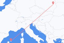 Flüge von Lublin, Polen nach Mahón, Spanien