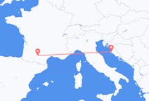 Flyreiser fra Toulouse, til Zadar