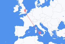 Flyrejser fra London, England til Trapani, Italien