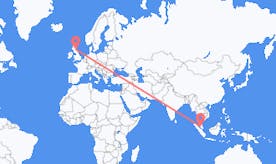 Flyrejser fra Malaysia til Skotland