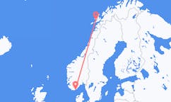 Voli dalla città di Stokmarknes per Kristiansand