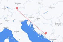 Vols depuis la ville d'Innsbruck vers la ville de Mostar