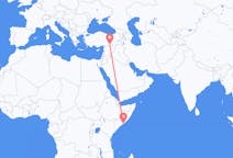 出发地 索马里出发地 摩加迪休目的地 土耳其Sanliurfa的航班