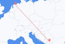 Flights from Pristina, Kosovo to Groningen, the Netherlands