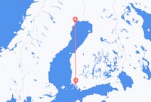 스웨덴발 룰레오, 핀란드행 투르쿠 항공편