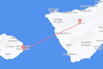 Vluchten van Tenerife, Spanje naar San Sebastian de La Gomera, Spanje
