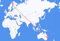 Flyrejser fra City of Newcastle, Australien til Lulea, Sverige