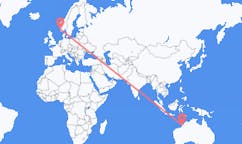 オーストラリア、 ブルームから、オーストラリア、スタヴァンゲルへ行きのフライト