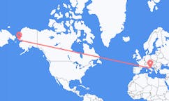 Flyrejser fra Nome, USA til Pescara, Italien