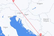 Flyreiser fra Podgorica, til Salzburg