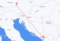 Flights from Podgorica, Montenegro to Salzburg, Austria