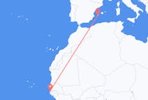 Flyg från Banjul till Ibiza