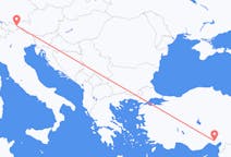 오스트리아발 인스브루크, 터키행 아다나 항공편