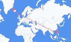 Flights from the city of Tablas Island, Philippines to the city of Reykjavik, Iceland