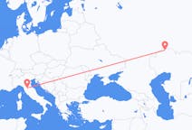 Flyreiser fra Muntlig, Kasakhstan til Firenze, Italia