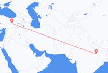 Fly fra Varanasi til Elazığ