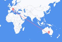 Flyg från Adelaide, Australien till Figari, Frankrike