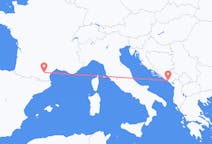 Flyreiser fra Tivat, Montenegro til Carcassonne, Frankrike