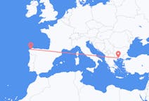 Flights from A Coruña, Spain to Kavala, Greece