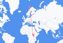 Flyreiser fra Kigali, til Narvik