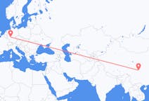 Flyg från Mianyang, Kina till Frankfurt, Kina