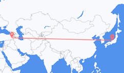 Flyreiser fra Toyama, Japan til Van, Tyrkia