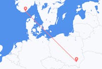 Flights from Kristiansand, Norway to Rzeszów, Poland