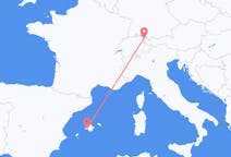 Flights from Palma de Mallorca, Spain to Thal, Switzerland