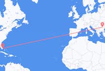 来自美国出发地 勞德代爾堡目的地 罗马尼亚布加勒斯特的航班