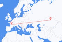 Flyg från Nur-Sultan, Kazakstan till Limoges, Frankrike