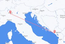 Flyrejser fra Tivat, Montenegro til Milano, Italien
