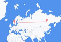 Vuelos desde Yakutsk a Oslo