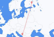 Flights from Podgorica, Montenegro to Savonlinna, Finland