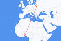 Flyreiser fra Lomé, Togo til Lublin, Polen