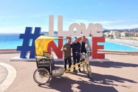 City tour original em Nice (táxi pedicab-velo)