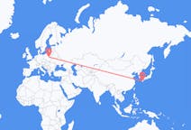 Flyreiser fra Kagoshima, Japan til Warszawa, Polen