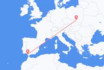 Vluchten uit Krakau, Polen naar Jerez, Spanje