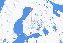 Flights from the city of Helsinki to the city of Oulu
