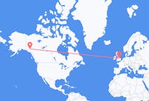 Flights from Whitehorse, Canada to Nottingham, England