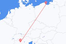 Flyrejser fra Gdańsk til Milano