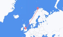 Flyrejser fra Sørkjosen, Norge til Birmingham, England