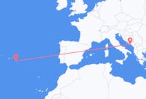 Flyreiser fra Dubrovnik, Kroatia til Ponta Delgada, Portugal