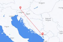 出发地 黑山波德戈里察目的地 奥地利克拉根福的航班