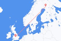 フィンランドのから ロヴァニエミ、イングランドのへ バーミングハムフライト