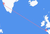 Flyrejser fra Quimper, Frankrig til Nuuk, Grønland